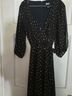 DKNY Print Black Gold Cocktail Dress Size 6 - photo 3