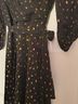 DKNY Print Black Gold Cocktail Dress Size 6 - photo 7