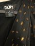 DKNY Print Black Gold Cocktail Dress Size 6 - photo 4