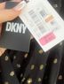 DKNY Print Black Gold Cocktail Dress Size 6 - photo 8