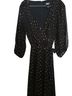 DKNY Print Black Gold Cocktail Dress Size 6 - photo 1