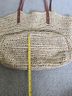 J.Crew 100% Straw 100% Leather Tan Tote One size - photo 7