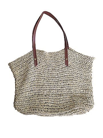 J.Crew Woven Straw Tote (view 1)