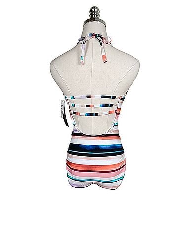La Blanca Meridian Stripe One Piece Swimsuit (view 2)