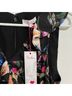 Parker Floral Black Cocktail Dress Size S - photo 4