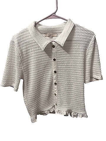 Ann Taylor LOFT Short Sleeve Blouse (view 1)