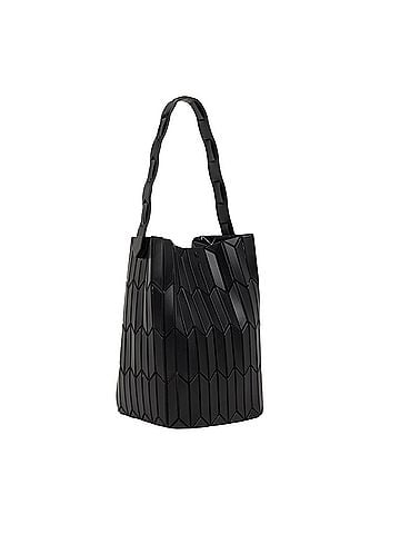 Patrizia Luca chevron bucket tote Leather Bucket Bag (view 1)