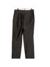 Ann Taylor 100% Silk 100% Acetate Graphic Black Silver Silk Pants Size 6 - photo 2