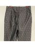 Ann Taylor 100% Silk 100% Acetate Graphic Black Silver Silk Pants Size 6 - photo 5