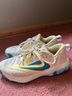 Nike White Yellow Blue Sneakers Size 9 - photo 3