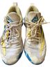 Nike White Yellow Blue Sneakers Size 9 - photo 1