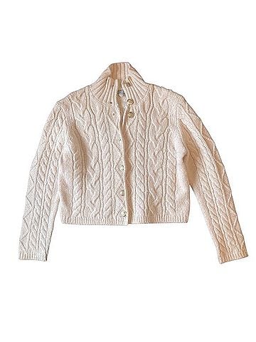 J.Crew Cable-knit turtleneck cardigan Cardigan (view 1)