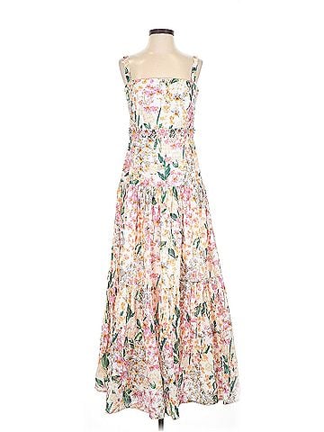 Agua by Agua Bendita Lima Printed Linen Maxi Agua Bendita Casual Dress (view 1)