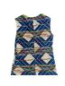 Sears Print Blue Green Sleeveless Top Size S - photo 2