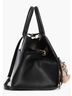 BCBG 100% Vegan Leather Black Leather Satchel One size - photo 5