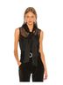 Amanda Uprichard 100% Silk Black Blouse Size M - photo 1