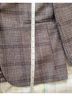 Reformation Plaid Brown Multi Color Blazer Size S - photo 5