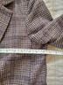 Reformation Plaid Brown Multi Color Blazer Size S - photo 7