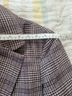 Reformation Plaid Brown Multi Color Blazer Size S - photo 4