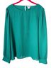 J.Crew Green Long Sleeve Blouse Size XL - photo 1