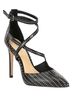 Gianni Bini Polka Dots Black White Heels Size 7 1/2 - photo 2
