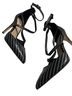 Gianni Bini Polka Dots Black White Heels Size 7 1/2 - photo 1