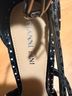 Gianni Bini Polka Dots Black White Heels Size 7 1/2 - photo 3
