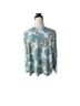 J.Jill Floral Multi Color Blue Green Pullover Sweater Size 1X - photo 2