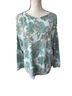 J.Jill Floral Multi Color Blue Green Pullover Sweater Size 1X - photo 1