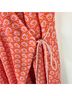 Alice + Olivia Floral Red Orange Casual Dress Size 10 - photo 8