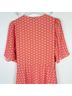 Alice + Olivia Floral Red Orange Casual Dress Size 10 - photo 9