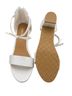Nine West Silver Heels Size 4 - photo 2