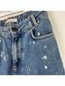 Sandro 100% Cotton Floral Blue Jeans Size 25 waist - photo 6