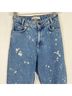 Sandro 100% Cotton Floral Blue Jeans Size 25 waist - photo 4