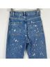 Sandro 100% Cotton Floral Blue Jeans Size 25 waist - photo 8