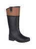Sperry Top Sider Black Brown Rain Boots Size 9 - photo 7