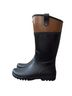 Sperry Top Sider Black Brown Rain Boots Size 9 - photo 2
