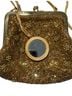 Valerie Stevens Gold Leather Clutch One size - photo 2
