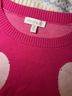 Crown & Ivy Hearts Pink Pullover Sweater Size M - photo 4