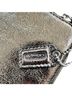Coach 100% Leather Gold Silver Leather Wristlet One size - photo 4