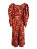 DÔEN Floral Red Casual Dress Size M - photo 2