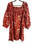DÔEN Floral Red Casual Dress Size L - photo 2