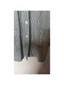 Reformation 100% Linen Graphic Gray Blue Jacket Size L - photo 6