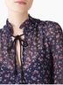 See By Chloé 100% Polyester Floral Multi Color Casual Dress Size 4 - photo 7