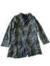 ALLSAINTS Houndstooth Green Black Coat Size 0 - photo 1