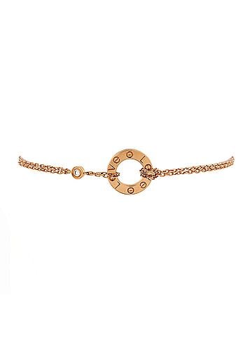 Cartier 2 Diamonds Love Bracelet 18K Rose Gold with Diamonds (view 1)