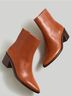 Madewell 100% Leather Brown Ankle Boots Size 7 - photo 3