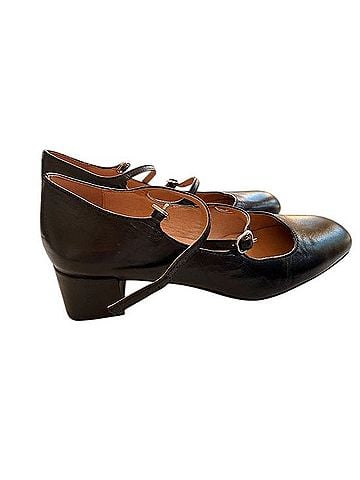 Madewell The Nettie Heeled Mary Jane Heels (view 2)