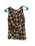 Maeve 100% Silk Polka Dots Brown Ivory Sleeveless Blouse Size 2 - photo 1