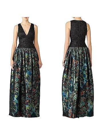 Monique Lhuillier Jacquard Dress Cocktail Dress (view 1)